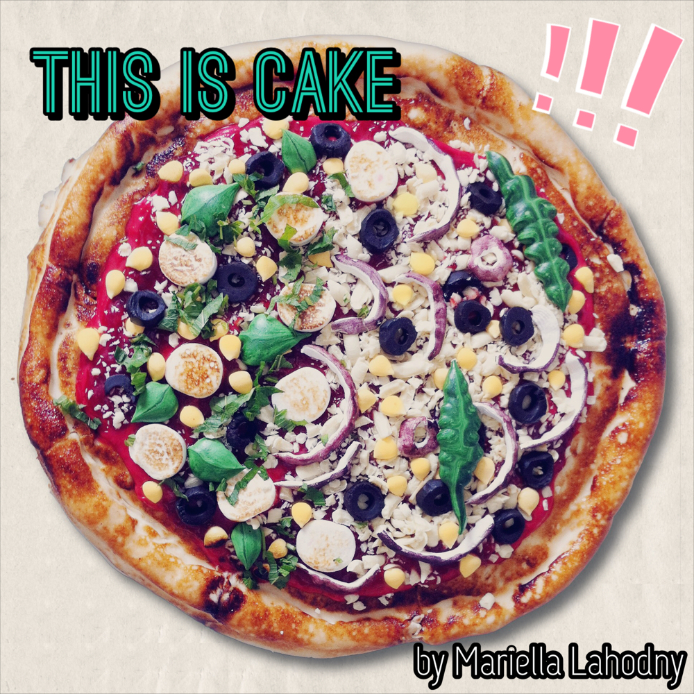 PIZZA CAKE WITH MINT AND PINK | THE CRVAERY CAKES